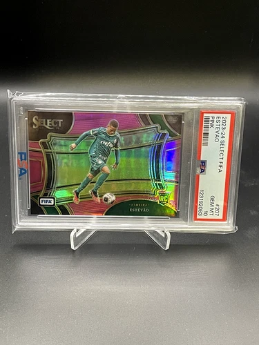Estevao RC Pink Field Level 70/75 PSA 10 2023-24 Panini Select FIFA #207