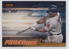 2018 Topps Stadium Club Power Zone Orange 42/50 Rafael Devers #PZ-RD 0p5z