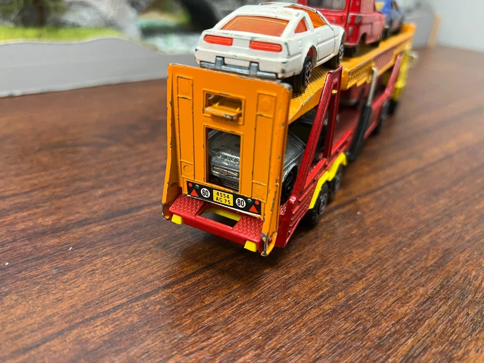 Camion majorette Renault saviem porte voiture 1/60 série 3000 - Photo 4/4