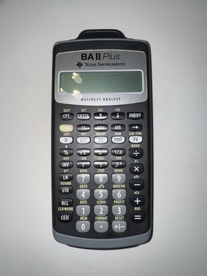 Texas Instruments BA II PLUS Financial Handheld