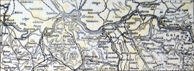 OSTSERBISCHE FRONT, THEATER DER BULGARISCHEN OFFENSIVE 1915 Karten Erster Weltkrieg