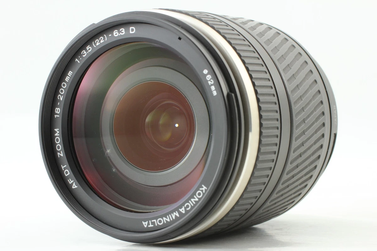 KonicaMinolta AF DTレンズ 18-200mm F3.5-6.3D Konica Minolta 18-200mm f/3.5-6.3 D AF DT - Imaging Resource