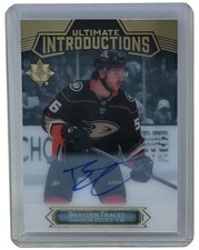 Brayden Tracey 2022-23 UD Ultimate Collection Hockey Introductions Auto #UI-12