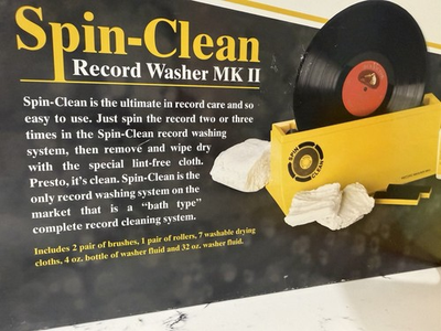 #ad Spin Clean Record Washer MKII Vinyl Record Cleaning System Complete Kit Open Box $69.99