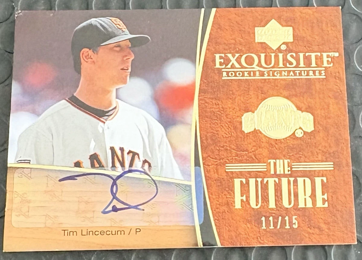 Tim Lincecum Baseball San Francisco Giants Autographed Sports