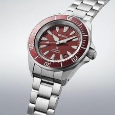 Seiko SRPL11 Prospex Samurai Diver Red Dial Stainless Steel Watch Brand New