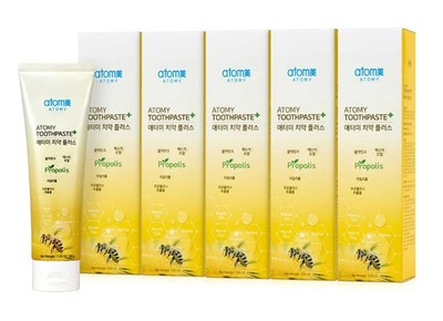 Atomy Toothpaste Natural Oral Care with Propolis&Green Tea Extract 5 x 200g