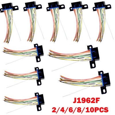 2-10x Universal Diagnostic OBD2 Female Connector Car 16-Pin Female Plug J1962F
