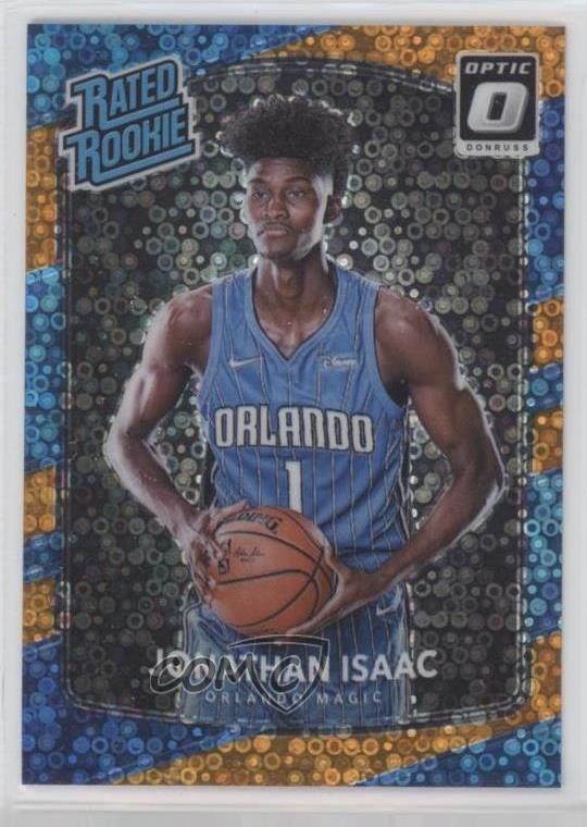 2017 Donruss Optic Rated Rookie Fast Break Orange Prizm /193 Jonathan Isaac 0m89
