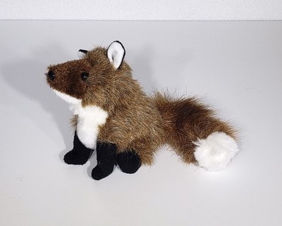 Folkmanis Cute Fuzzy Fox Mini Finger Puppet Plush Small Stuffed Animal Toy 5''EUC