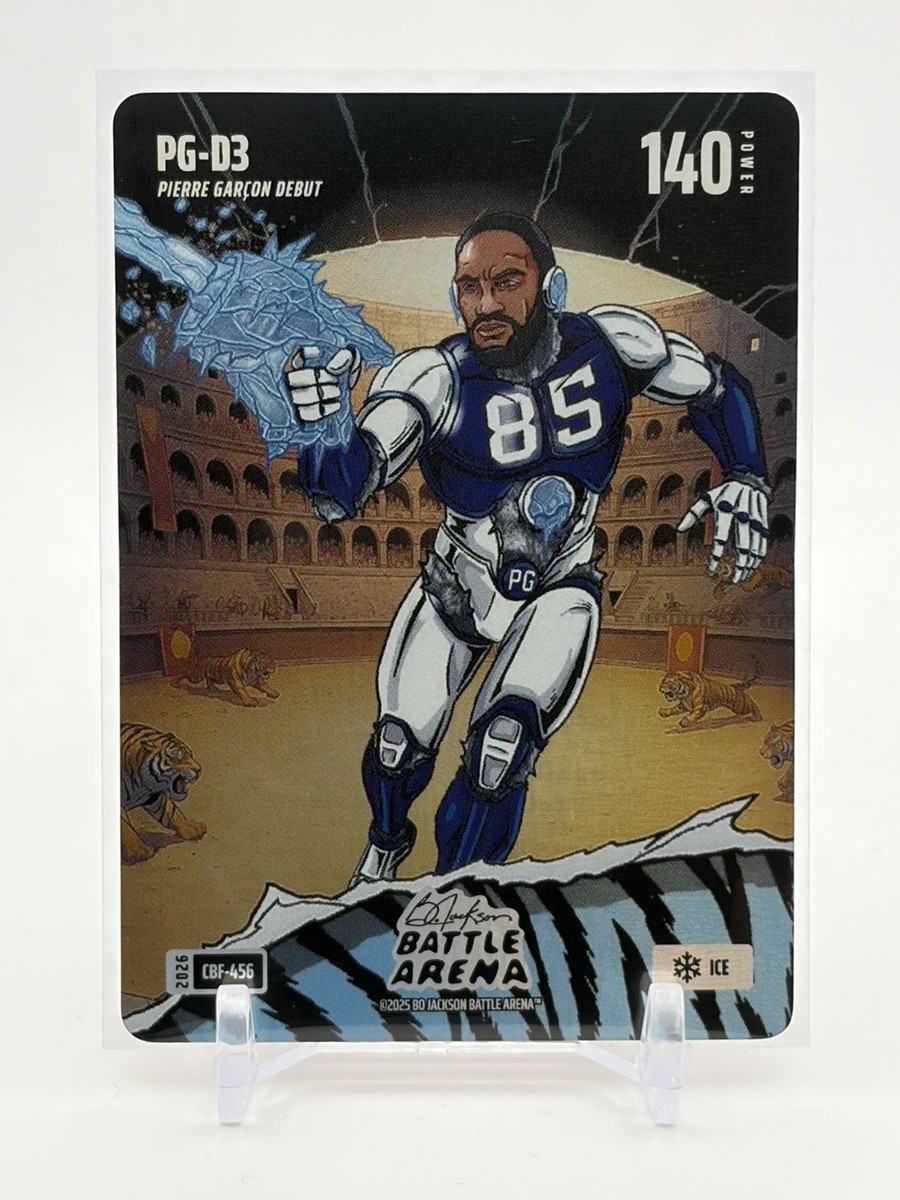 2026 Bo Jackson Battle Arena Pierre Garçon #CBF-456 PG-D3 Colosseum Ice Foil