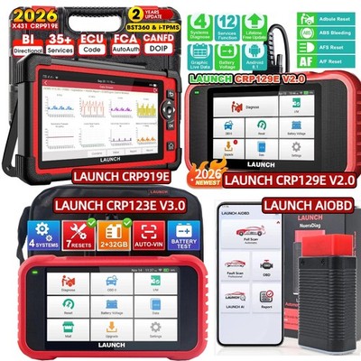 2026 LAUNCH CRP919E CRP129E CRP123E Car Diagnostic Scanner OBD2 Code Reader WIFI