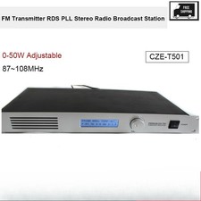 50W FM Transmitter For Campus Broadcasting Car Transmitter FM Car Stereo Radio
