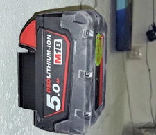 25 Pack Milwaukee M18 Battery Holder With Lock- Black