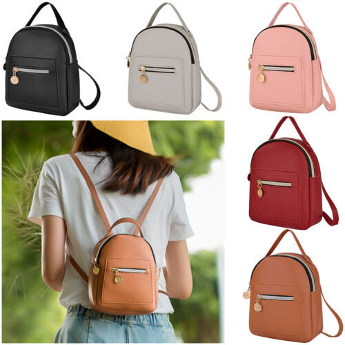 Mini Backpack for Women Small Size Teen Girls Backpacks Purses Leather  Shoulder Bag Schoolbag, Black, Small : : Clothing, Shoes &  Accessories