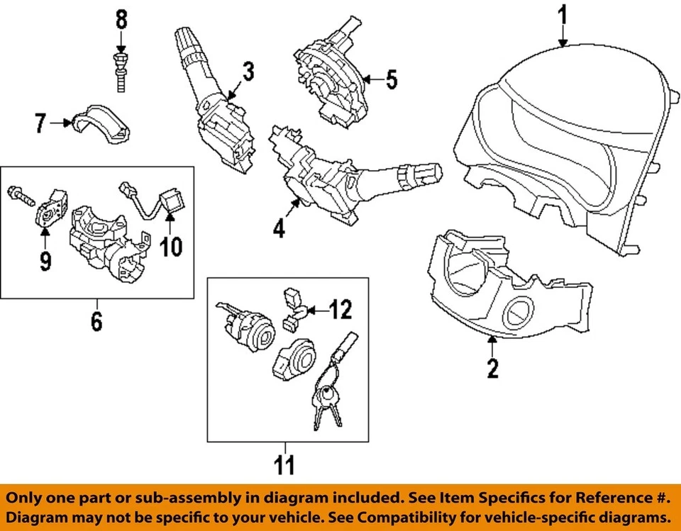 Interruptor de encendido usado se adapta a: Kia Forte 2015 encendido convencional AT grado A Foto 2 de 4