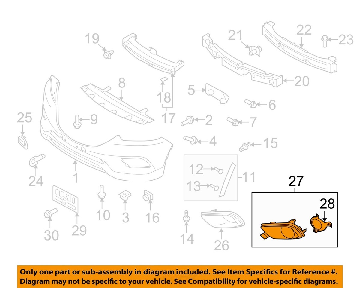 da　オーダーシート MAZDA OEM 13-15 CX-9 Front Bumper Grille-Trim Bezel Left TK2250C21