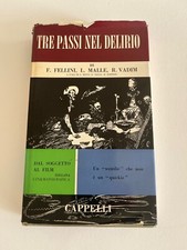 FELLINI Louis MALLE, VADIM ~ Tre passi nel delirio 1965 FILM vintage book
