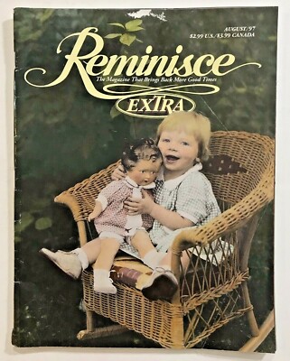Vintage REMINISCE Magazine AUG 1997 Puzzles Bicycles General Store MORE 