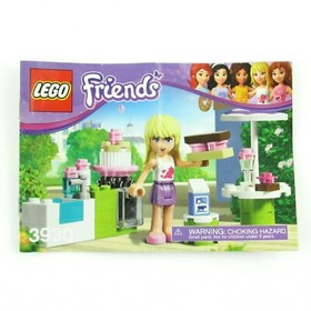 Lego Friends Stephanie's Outdoor Bakery 3930 Complete With Manual Minifigure