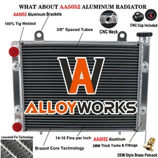 1240528 Aluminum Radiator For 2010-2014 13 2012 Polaris Ranger 400 500 800 900