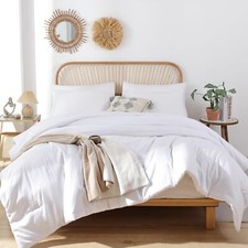 ROSGONIA King Size Comforter Set White, 3pcs 1 Boho White Comforter King  2 ...