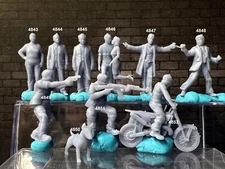 1:64 Figures  - For Dioramas Miniature Figures 164 Fig Lot 658 Doublegdiecast