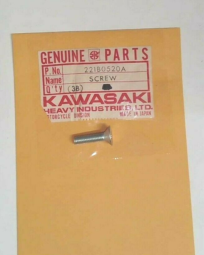 のん様 NOS Genuine Kawasaki Countersunk 5x20 Screw OEM 221B0520A FAST