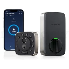 ULTRALOQ Bolt Fingerprint Smart Lock - Works with Apple Homekit - Built-In Wifi 