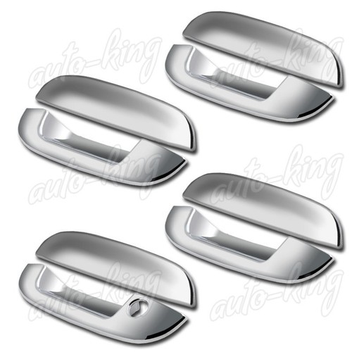 MIRROR CHROME DOOR Handle Cover Caps Trim 8-Pcs Fit 13-15 Chevy Sonic