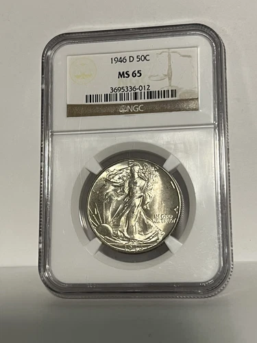 1946-D Walking Liberty Half Dollar MS65 NGC