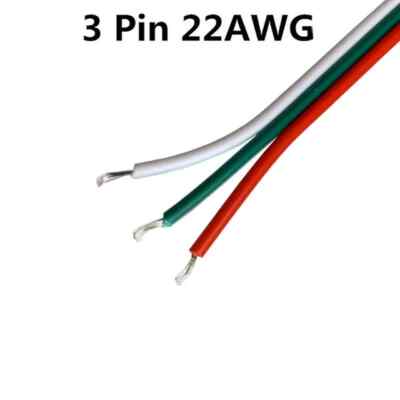 22AWG Electric Extension Wire Cable Tinned copper PVC insulated wire for LED