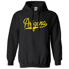 Arizona Script HOODIE | Baseball Sports Team Jersey Mens Hooded Sweatshirt