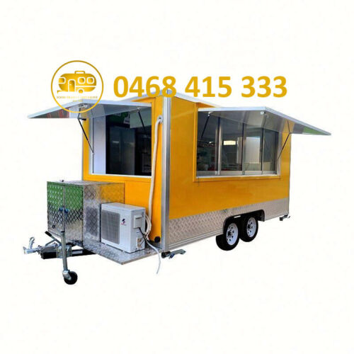 4m 5m Cheapest Food truck trailer for kebab and chips free gas griddle hotplate - Picture 1 of 10
