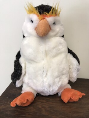 VTG Manhattan Toy Co. Plush Penguin 10'' bean Bag Bottom Soft Squishy huggable