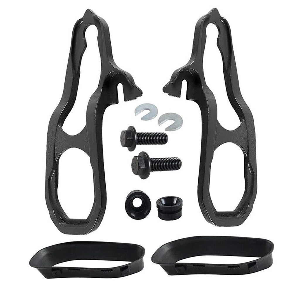 1 Pair Front Left & Right Frame Tow Hook & Bumper Bezel For 2019-2022 Ram 1500