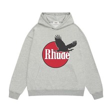 High Quality RHUDE Men Women Casual Leisure Cotton Coat Hooded Sweater SIZE:S-XL