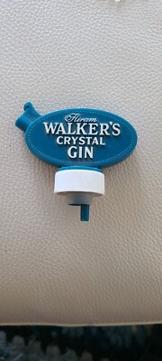 Vintage Hirams Walkers Crystal Gin  WHISKEY whisky Pour Spout Pourer