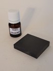 Kit 1 test réactif argent acide flacon codigouttes avec pierre de touche