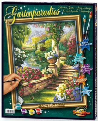 Schipper Malen nach Zahlen Master Class Premium 40x50cm Gartenparadies 609130379
