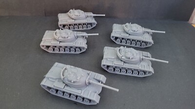 Flames Of War: Plotone Carri M60 Vietnam In Resina Dipinta Battlefront