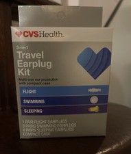 Travel Earplug Kit multi-use ear protection compact case, fight/swimming/sleepin