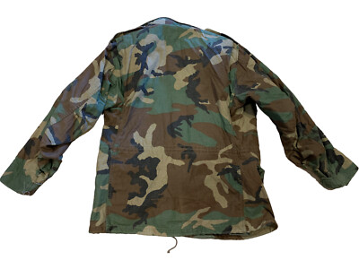 US Military Army Camo Cold Weather BDU Winter Hood Field Jacket