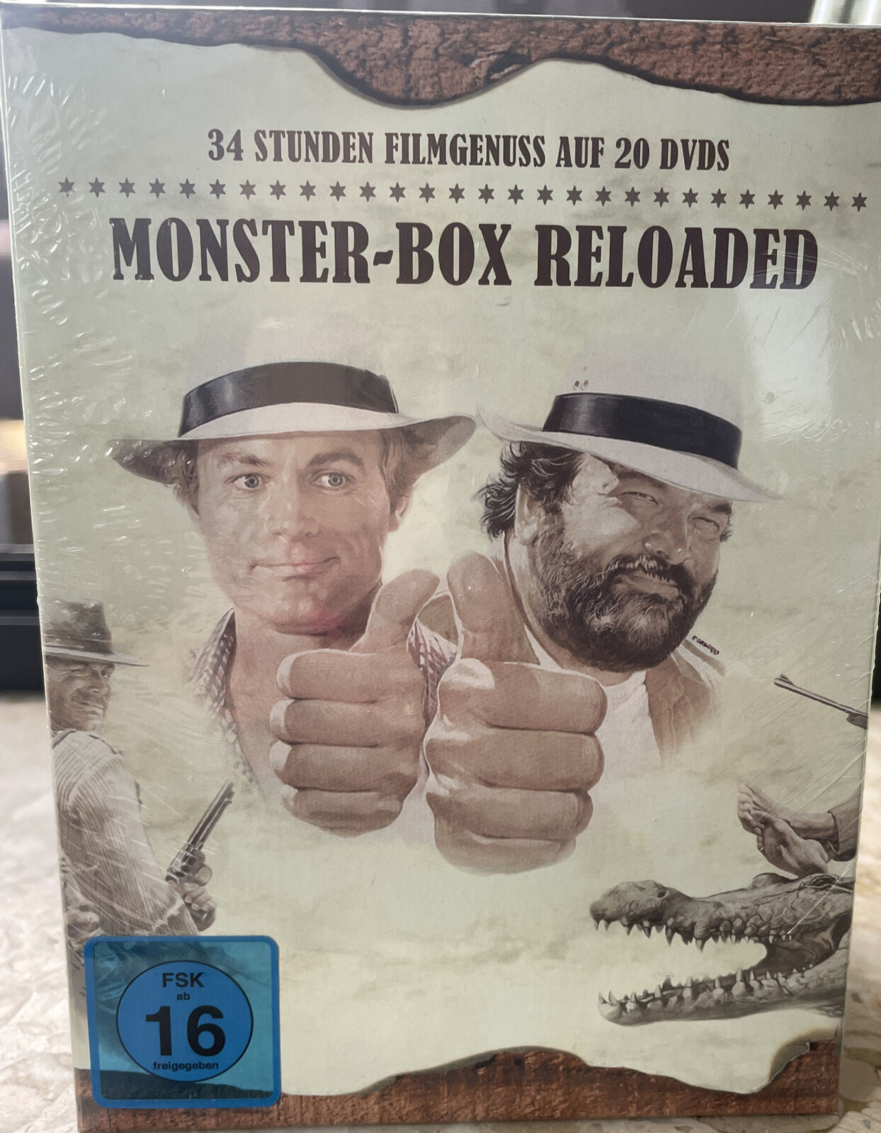 Monsterbox BUD SPENCER und TERENCE HILL 20 Western Kult DVD Collection BOX NEU