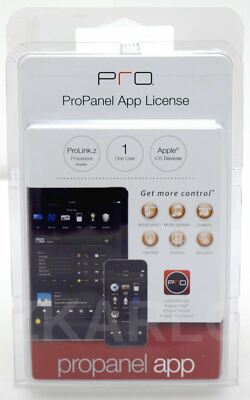 NEW Pro Control ProPanel App License Apple iOS Devices Remote Home 11-500039-19