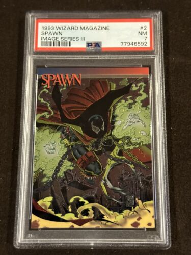 PSA 7 1993 Wizard Magazine Image Series 3 SPAWN McFarlane #2 Graded - Afbeelding 1 van 3