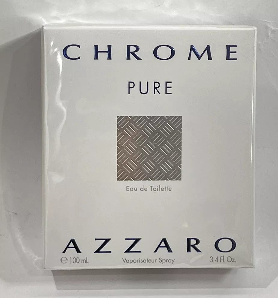 Chrome Pure Azzaro 3.4oz Edt Spray For Men New In Box