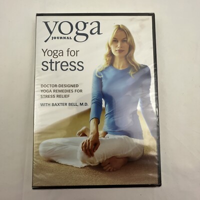 Yoga Journal: Yoga for Stress With Dr. Baxter Bell DVD Brand new sealed