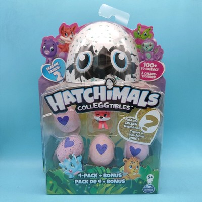 SET HATCHIMALS COLLEGGTIBLES 4 UOVA BOX BLISTER Bonus Fox SERIE Spin Master