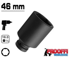 KRAFT Power Schlagschrauber Nuss 3/4" Stecknuss 46 mm Steckschlüssel 6-Kant Lang
